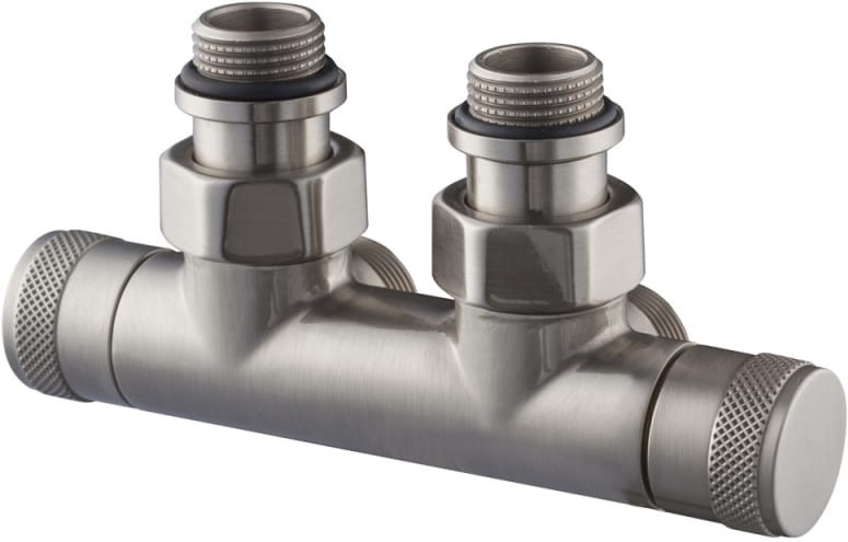 Узел угловой SR Rubinetterie Tondera 1/2"х3/4" Е матовый никель