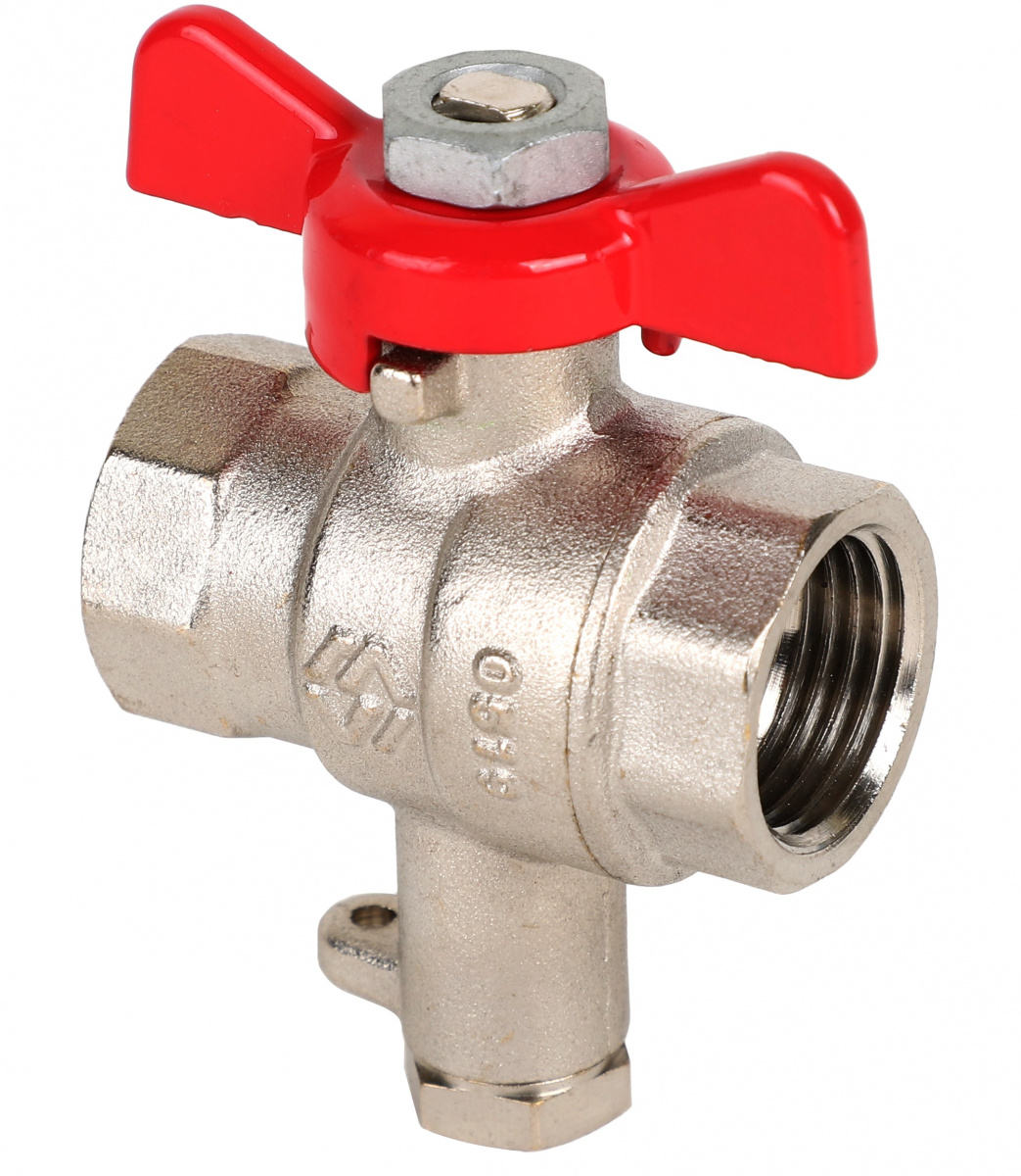 Кран для подключения термодатчика MVI, бабочка 1/2" х 9 мм (12 шт/уп.)