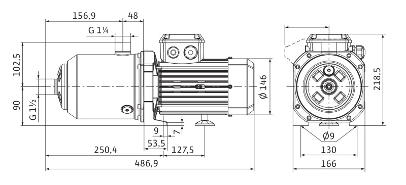 Насос Wilo MEDANA CH1-L.1004-1/E/E/10T