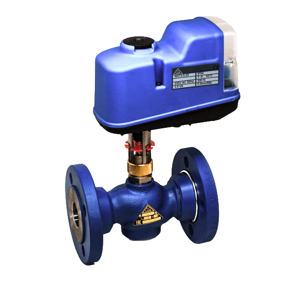 Регулирующий клапан LDM серии RV 111 R RV111R2332-15F ANT 3.5.20 (фланцевый с приводом)