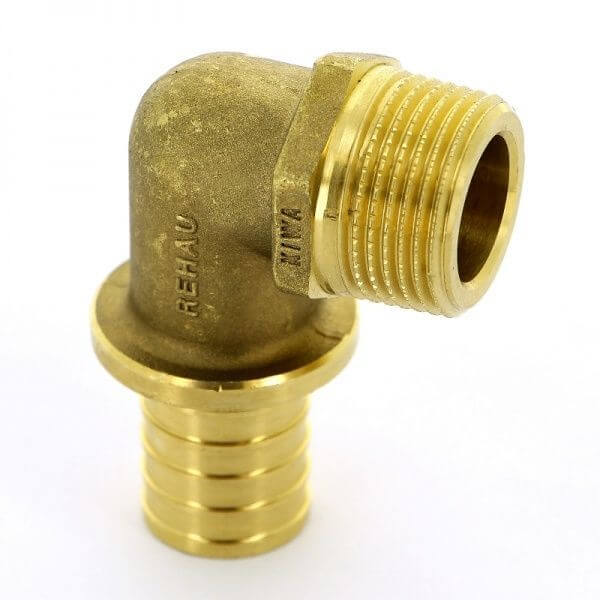 Угол Rehau Rautitan RX 20x1/2" НР 90⁰ переходной