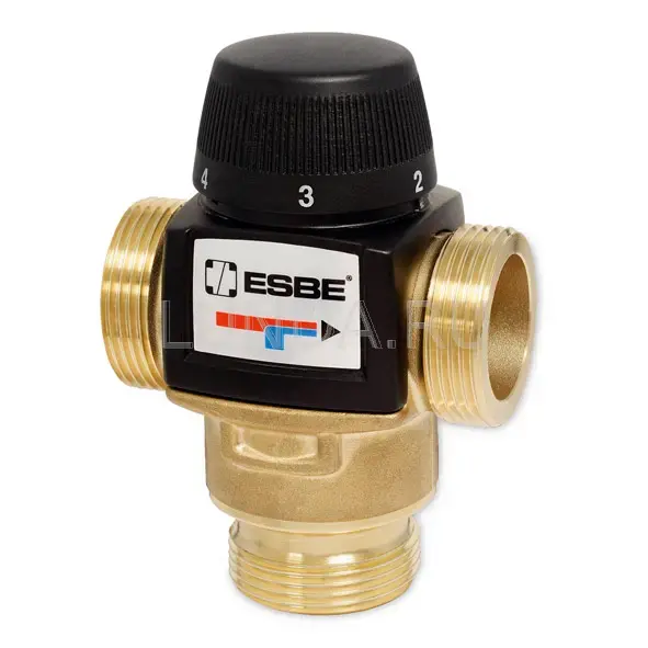 Клапан смесительный для т/т котлов Esbe VTC412 60°C, н.р. 1", Kvs 5.5, PN10