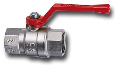 Кран шаровой Cimberio 1" ВВ, серия Т16, (ручка-рычаг) CIM 16 1