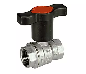 Кран шаровой Giacomini R851TX полнопроходной 1/2" В-В хром. удлин. ручка