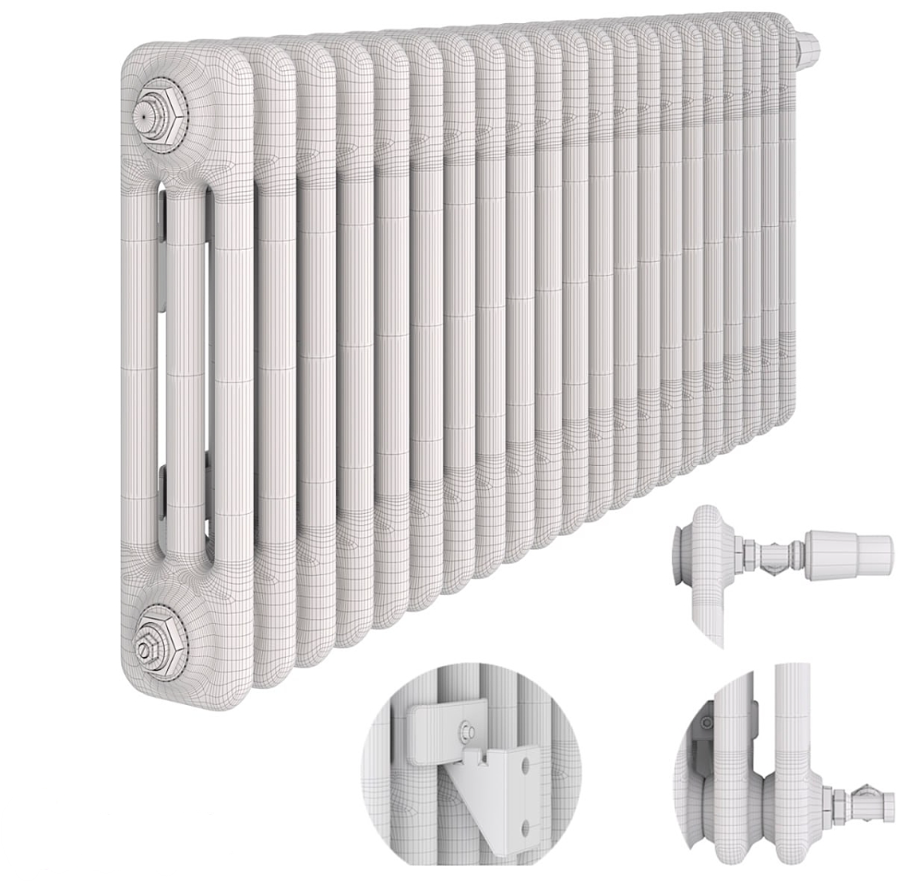 Трубчатый радиатор WABEH ST 3037-14 U 1/2 RAL9016