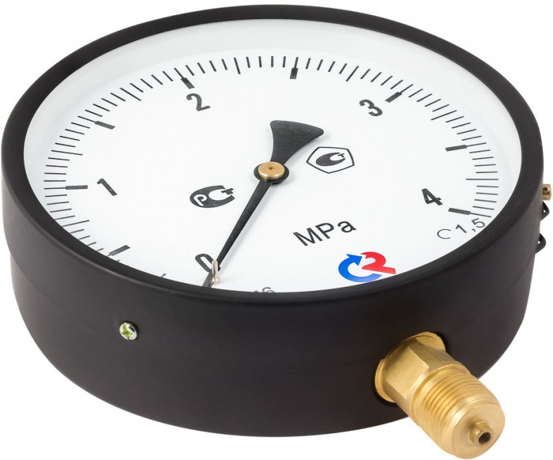 Манометр Росма ТМ-610Р.0 (0-10MPa) 20x1,5.1,5.IP54