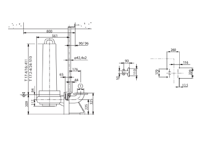 Насос Wilo FA 10.82-230E+T17.2-4/24H Ex