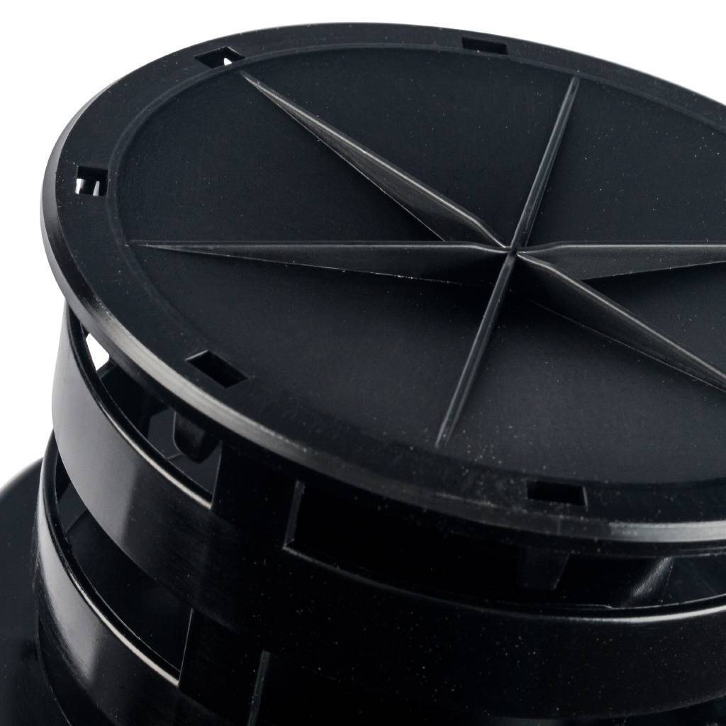 Элемент дымохода Stout DN60/100 комплект терминал вертикальный утепленный L=1000 мм адаптер в комплекте