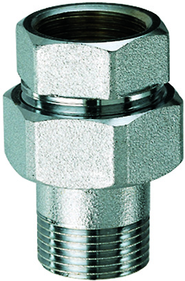 Прямой трехсоставной фитинг FAR 3/4" ВР-американка