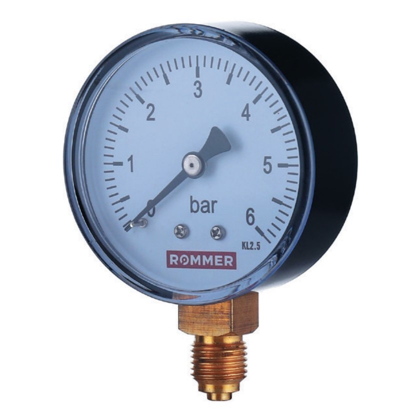 Манометр аксиальный ROMMER RIM-0009 50 мм 1/4