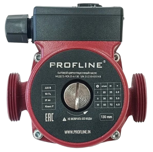 Насос циркуляционный PROFLINE VCR 25/4-180 (гайки, кабель)