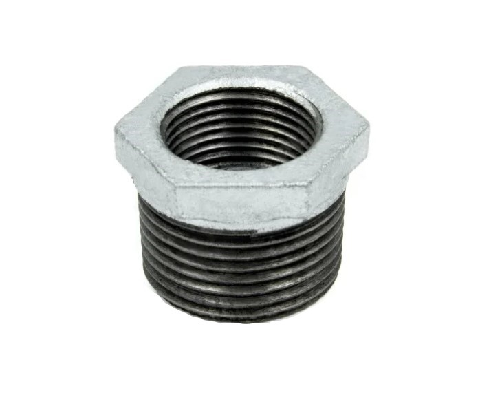 Футорка Fittex PLUS чугун оцинкованная Ду25х20 (1"х3/4") р/м