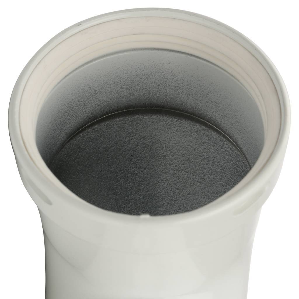 Элемент дымохода отвод Stout 90° п/м D80
