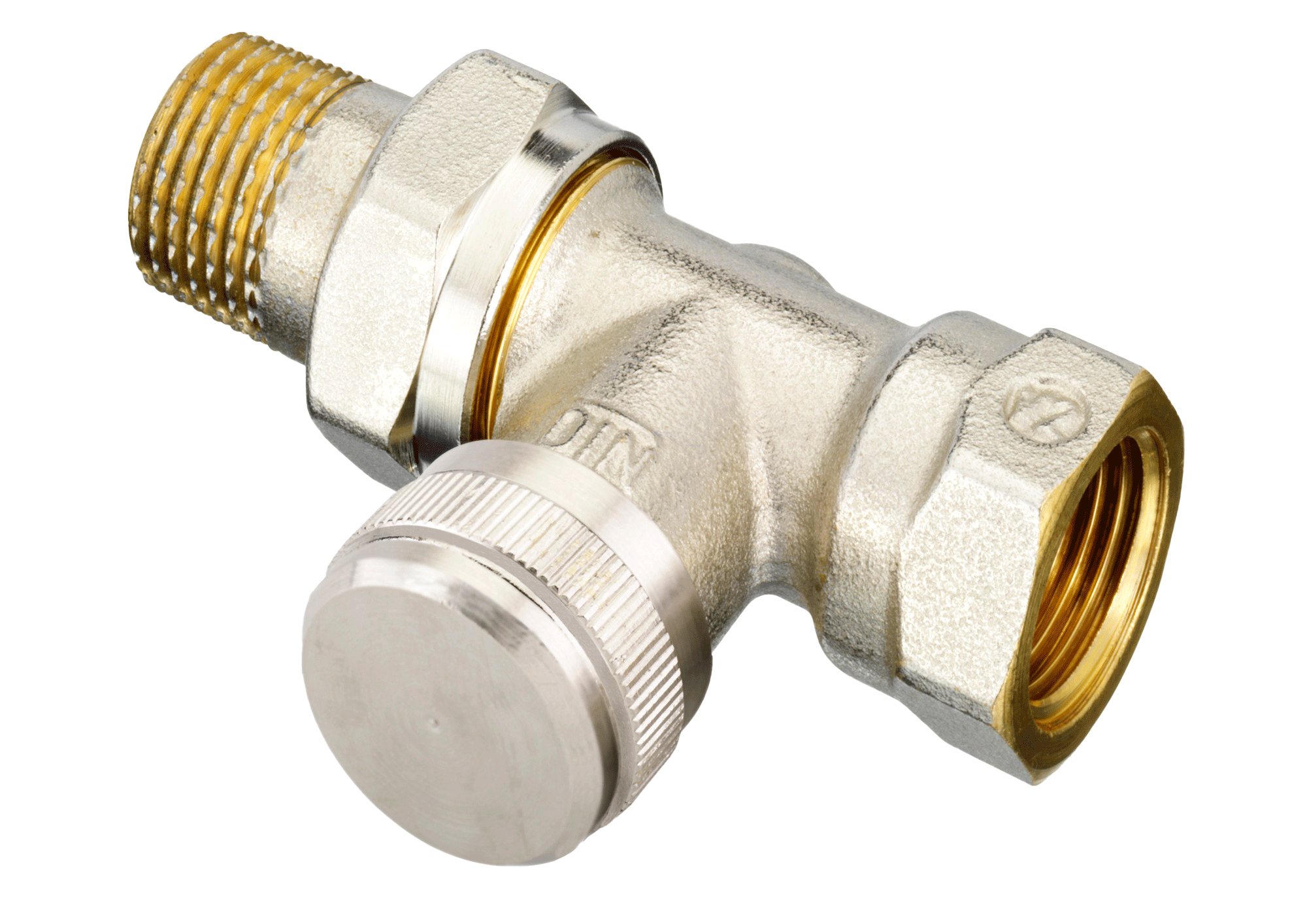 Клапан запорный Danfoss RLV Ду15 прямой