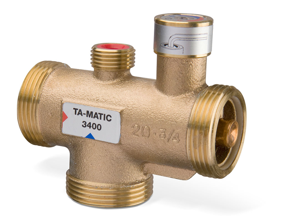 Клапан термостатический смесительный TA-MATIC, DN32, 45-65 oC, PN10, бронза