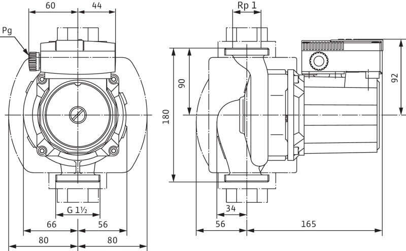 Насос Wilo TOP-S 25/7 EM PN6/10