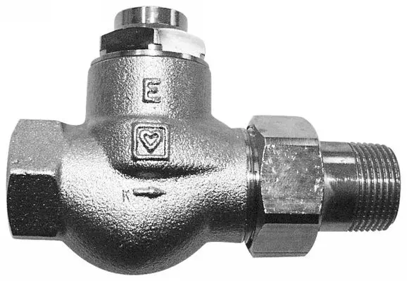 Клапан запорный Herz RL-1-E проходной 1/2"