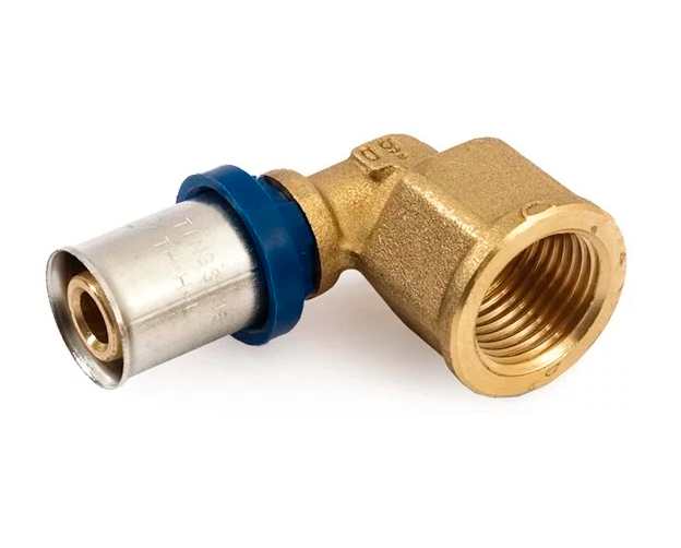 Угольник 20-3/4" General Fittings 5S00 пресс-резьба, вн., латунь