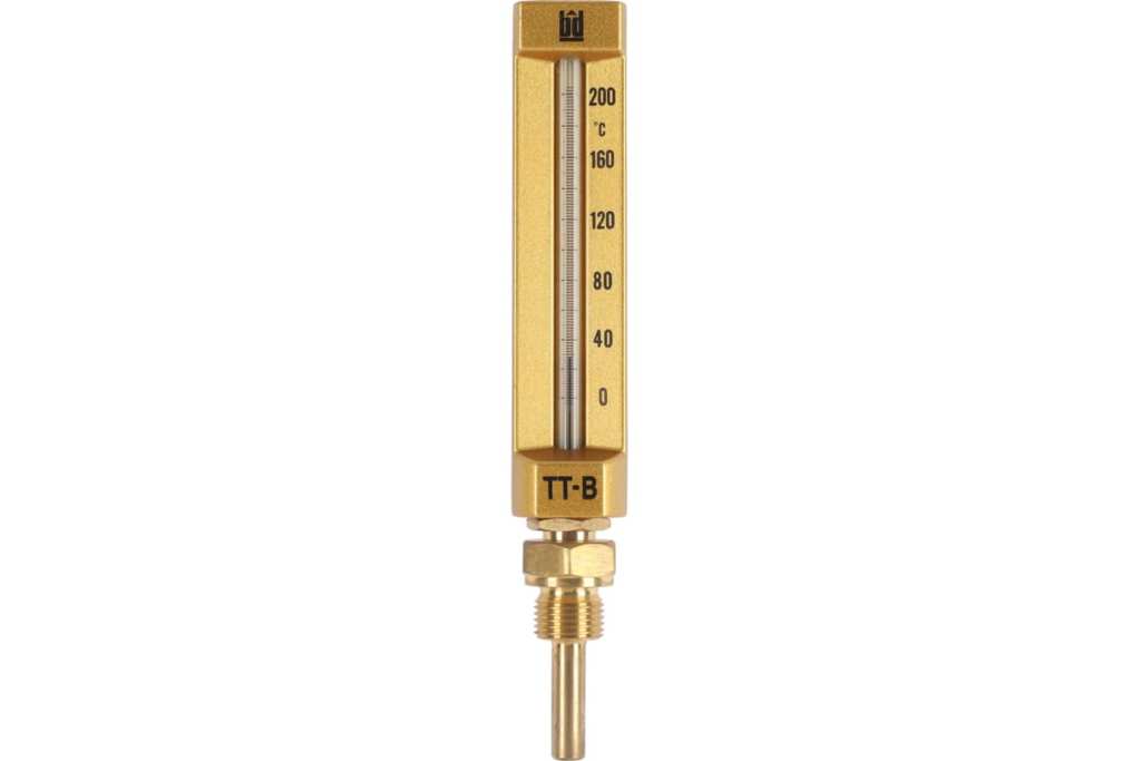 Термометр стеклянный прямой BD ТТ В БД 150/50, П11 (0-200C) G1/2