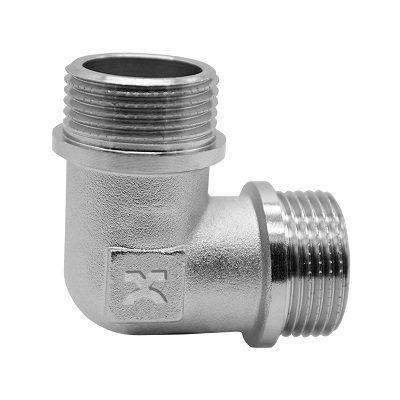 Угольник 1/2"НР-НР никелированный IVANCI