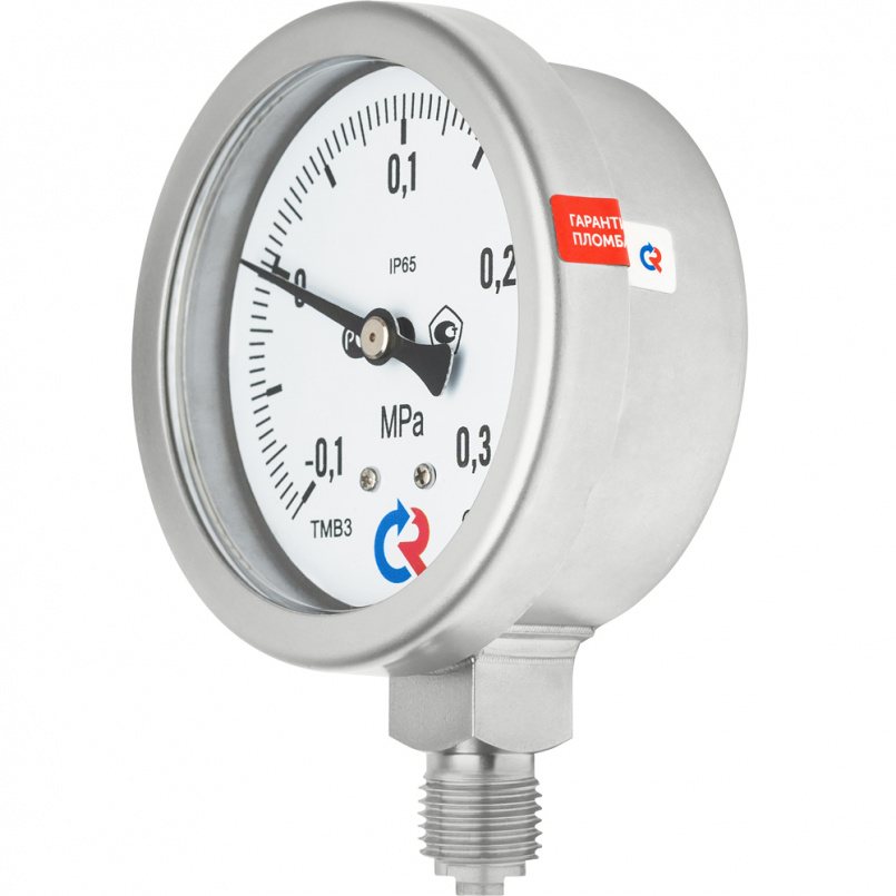 Вакуумметр Росма ТВ-321Р.0 (-0,1-0MPa) 12x1,5.1,5