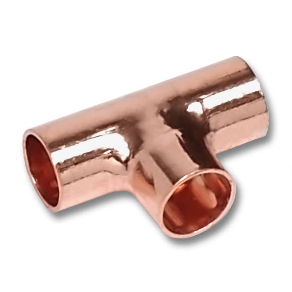 Тройник Sanha 5000 DN35-35-35 пайка-пайка медь