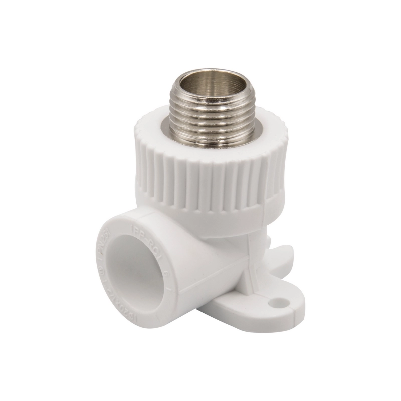 Уголок комб. нар 20х1/2'' с креплением EVER® plast белый