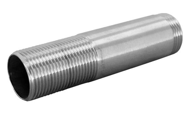 Сгон резьбовой нержавеющий, AISI316 DN15 (1/2")  (CF8M) Newkey