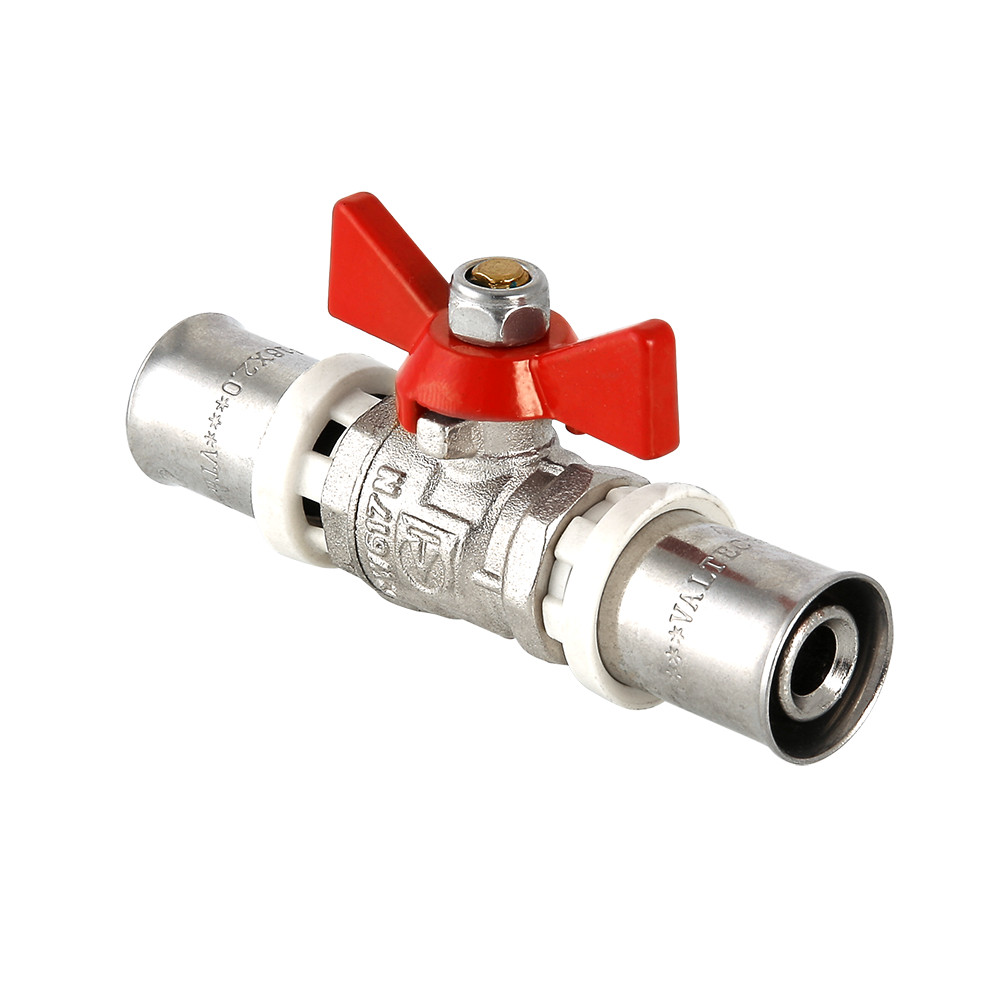 Кран шаровой Valtec VT.243.N.1616 с пресс-соединением