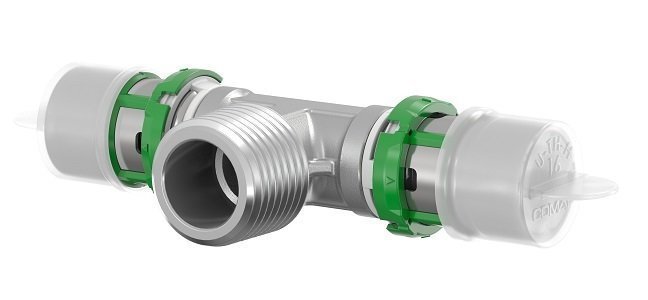 ПРЕСС Тройник 20х3/4"Пх20 Comap 7132G 734EDE - 1 поколение, TH профиль