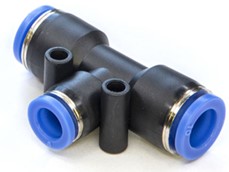 T-образный тройник цанговый с редуцированием Kipvalve KST-8-6