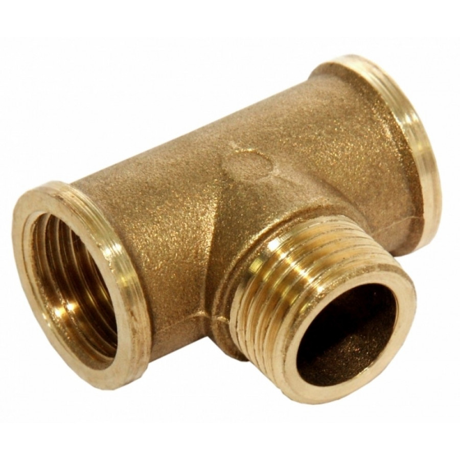 Тройник НИКЕЛЬ T1/2г*1/2г*1/2ш "ViEiR"