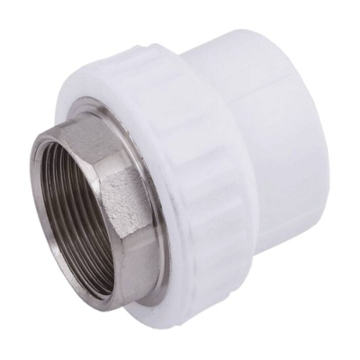 Муфта РосТурПласт PP-R бел комб п/ключ Дн110х4" ВР 28540