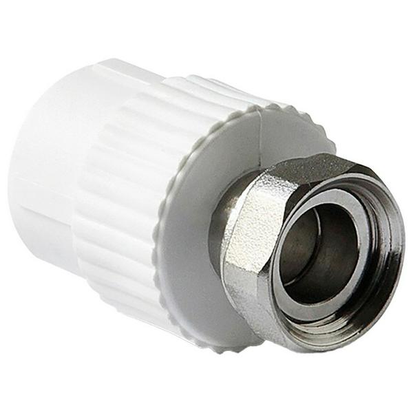 Муфта TEBO сер. PP-R с накидной гайкой 25х3/4" (40/160)