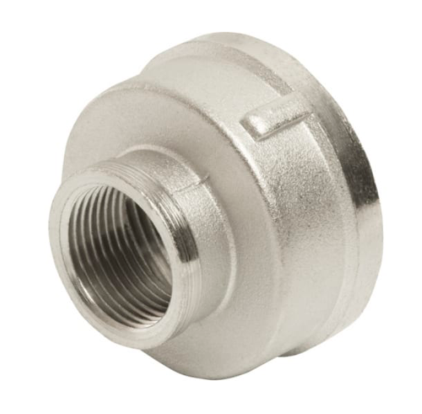 Муфта General Fittings 2600 2"-1" резьба-резьба, вн., латунь никелированная