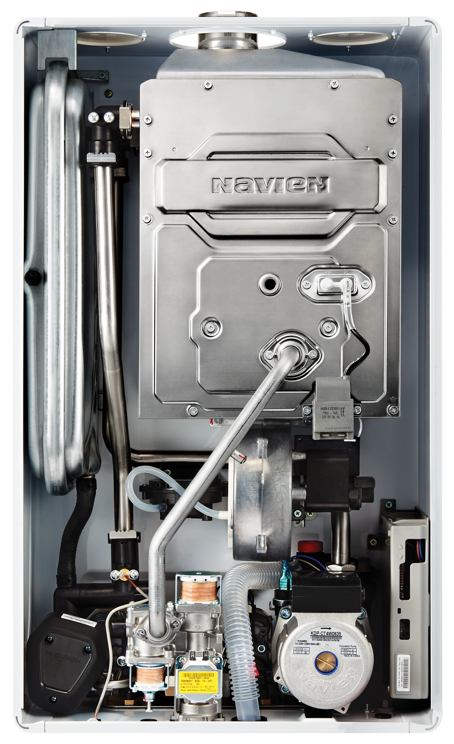 Котел газовый настенный Navien Deluxe S 24K (24 кВт, 2-контурн., закр.камера)
