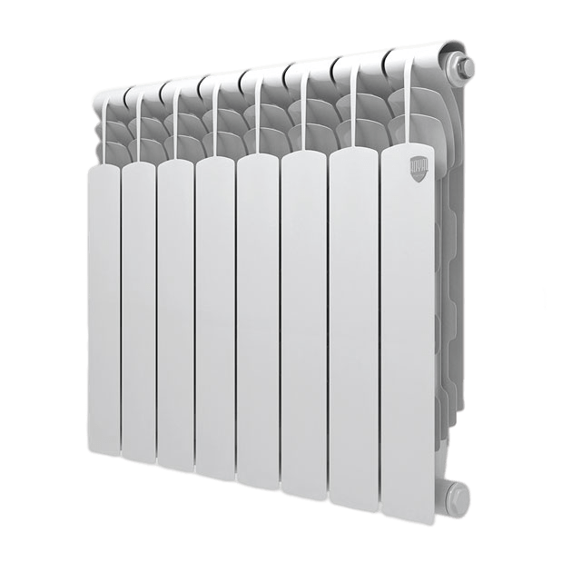 Радиатор Royal Thermo Revolution Bimetall 350/Silver Satin - 12 секц.