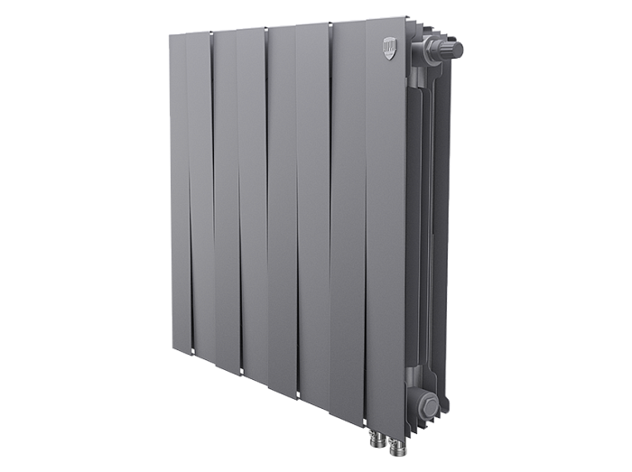 Радиатор Royal Thermo PianoForte 500 Silver Satin VDR80 - 8 секц.