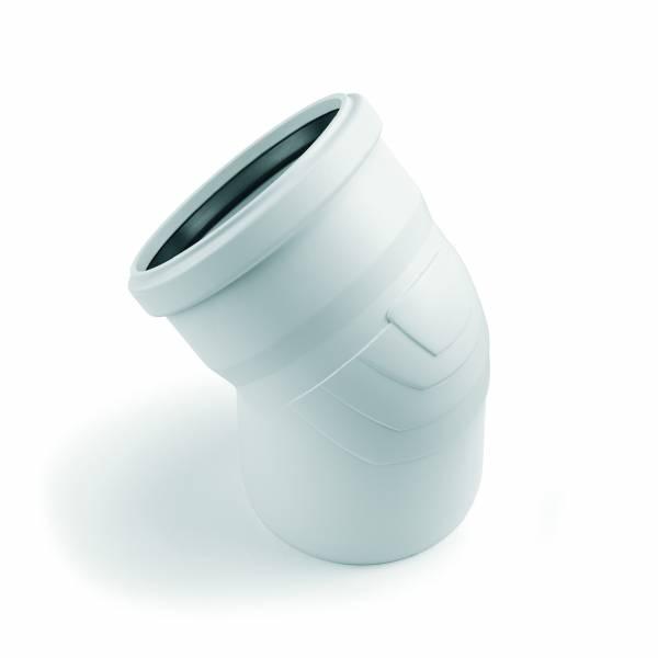 Отвод, 30°, 110, PP (полипропилен) Rehau