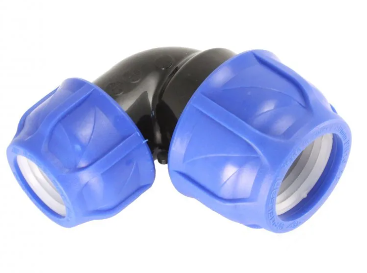 Отвод Valfex 90° 32-25, обжим-обжим, PP-R, для ПНД труб