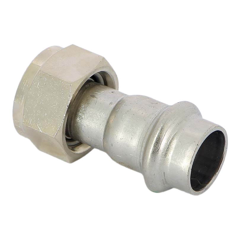 Переходник "пресс-резьба", Viega, Sanpress inox, с SC-Contur, с плоским уплотнением, 15 x 1/2", нержавеющая сталь, модель 2363
