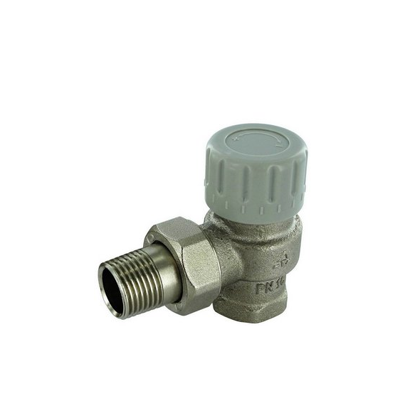 Клапан термостатический 3/4''ВР, угловой, М30, с фиксир. увелич. Kv Comap
