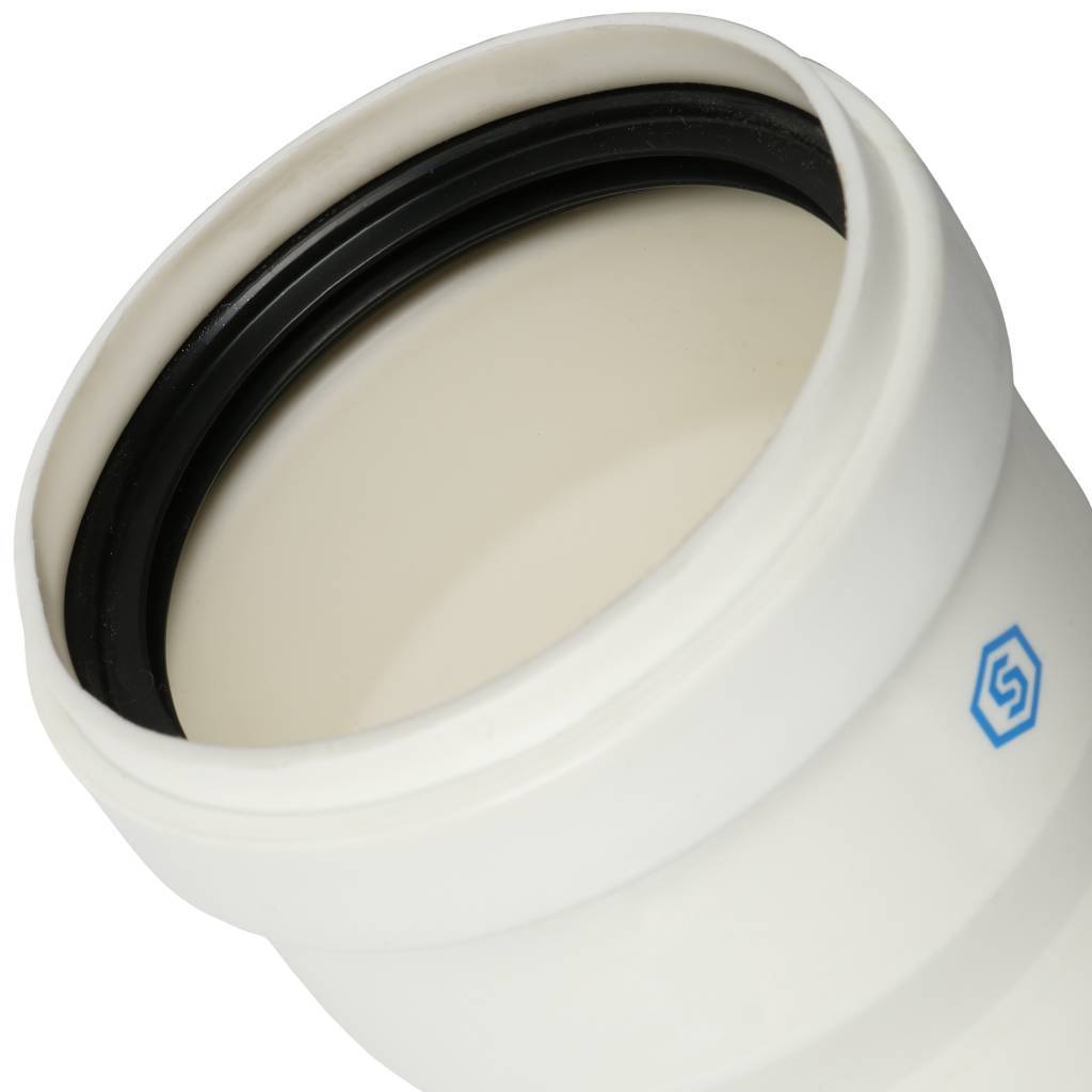 Элемент дымохода конденсационного Stout труба 2000 мм D80 м/п PP-FE