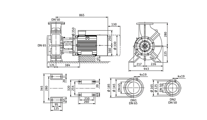 Насос Wilo BL 50/315-11/4
