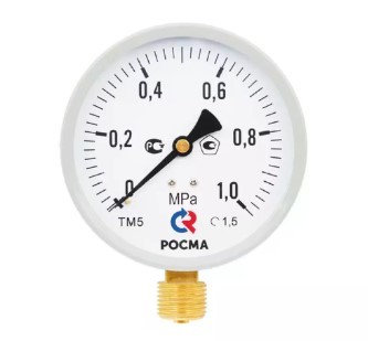 Манометр Росма ТМ 510Р (0-6,0 атм) М20*1,5 НТ00183117