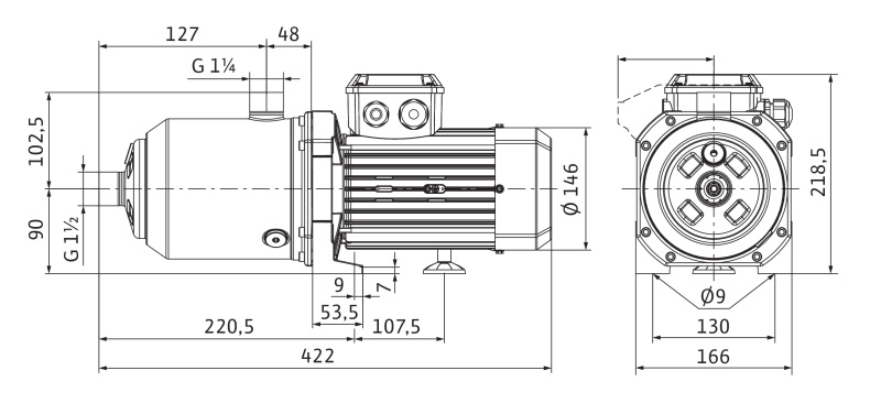 Насос Wilo MEDANA CH1-L.1003-1/E/E/10T
