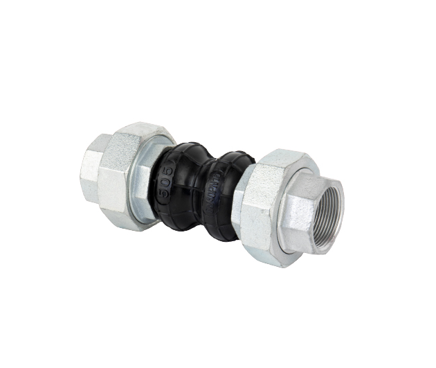 Компенсатор антивибрационный Rushwork DN032, PN16, корпус - EPDM+Nylon, резьбовое соединение - ковкий чугун, ВР/ВР