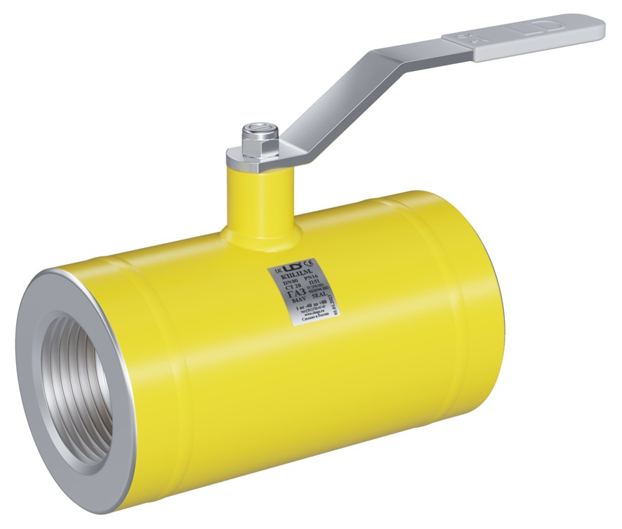 Кран шаровой LD КШЦМ. Gas 020.040.П/П.02 Ру-4,0 Ду20