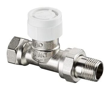 Вентиль Oventrop серия AV9, проходной, DN-15, 1/2", ВН, никелированный