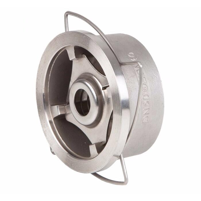 Клапан обратный тарельчатый GENEBRE 2415 04 DN015 PN40, корпус - CF8M, диск - CF8М, М/Ф